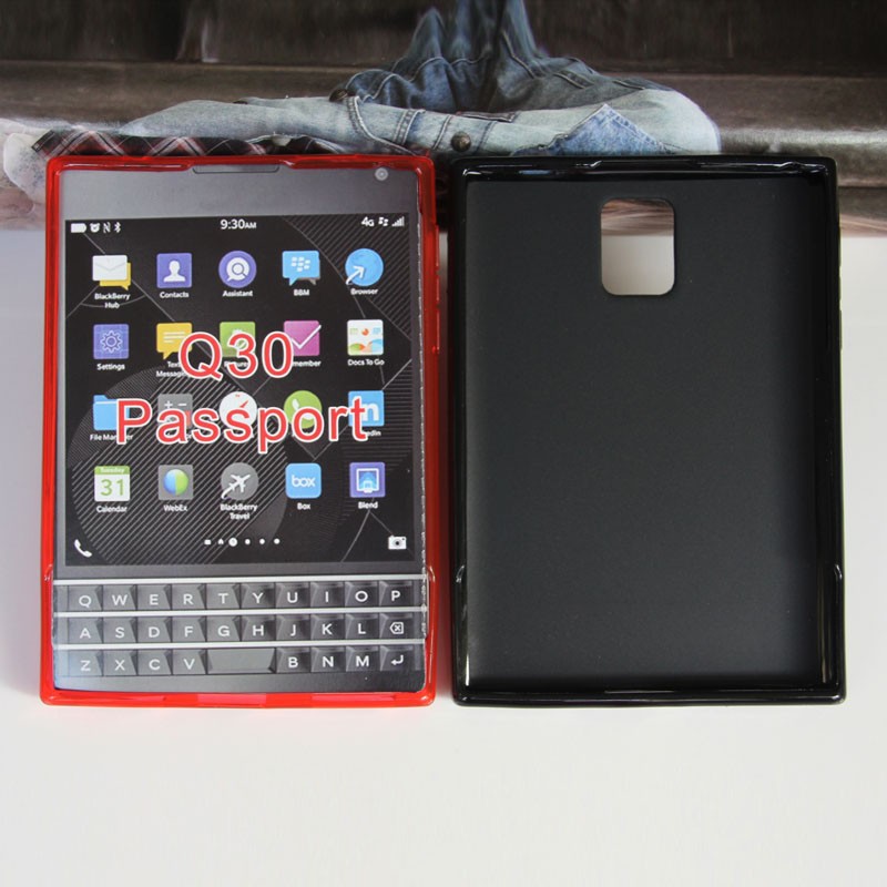 Mix Color Pudding Cover TPU Gel Case For BlackBerry Passport Q30