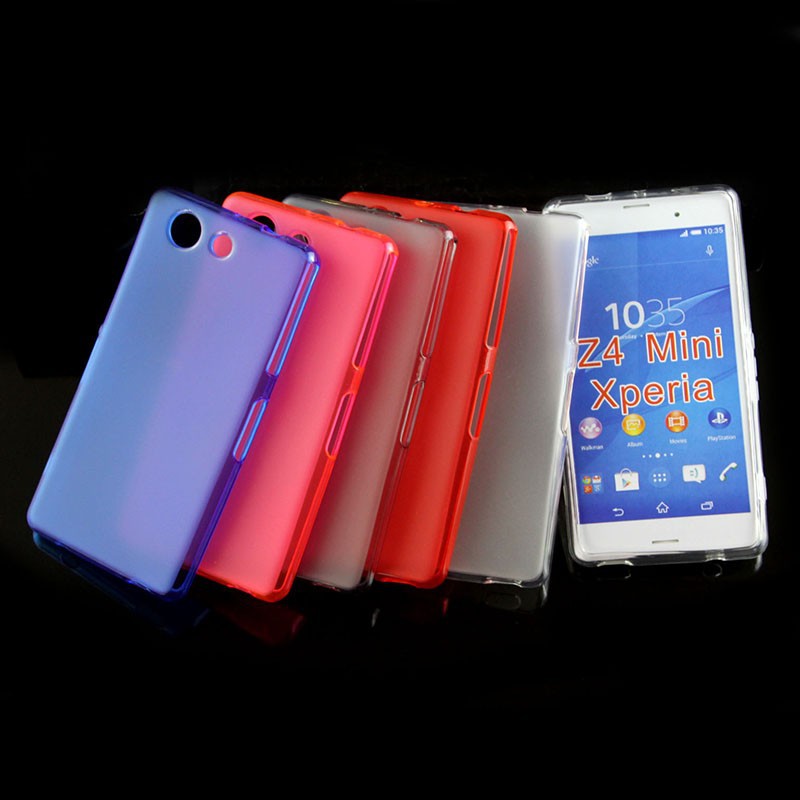 For Sony Xperia Z4 Mini Matte Pudding Soft TPU Gel Case Cover