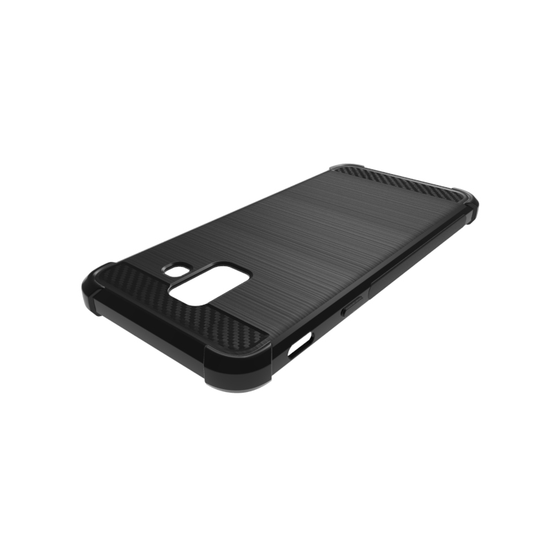 Carbon Fiber Cover soft Tpu case For Samsung Galaxy A6 2018