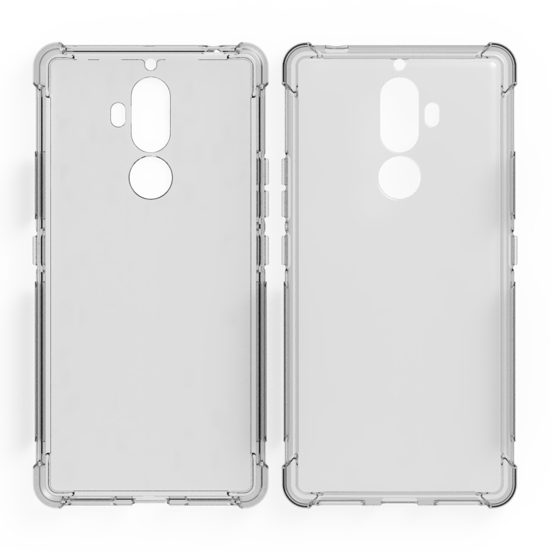 2017 New Transparent Shockproof Tpu case for Lenovo K8 plus clear soft cover case