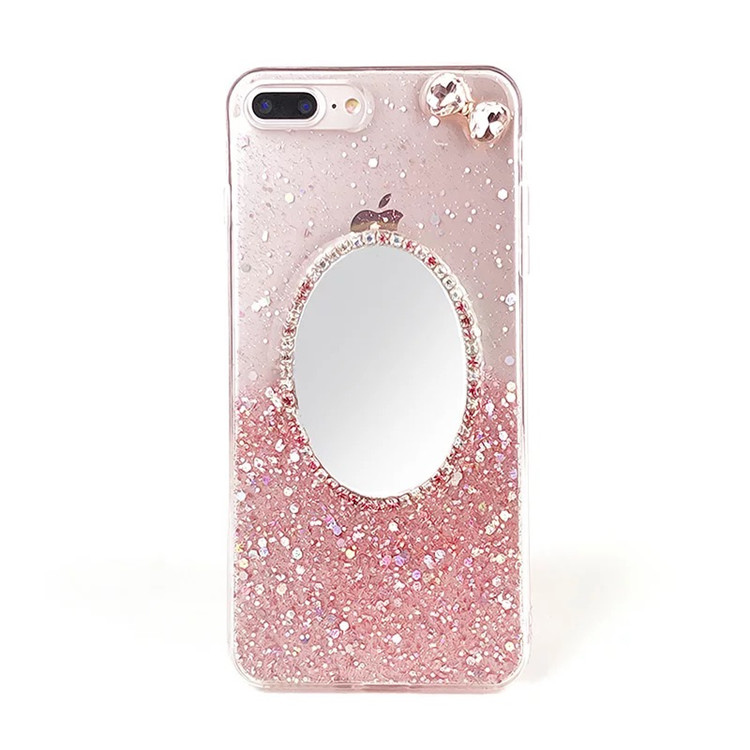 Simple Shell Mobile Phone , for iPhone Xs Max Case TPU, for iPhone X Phone Case Glitter Mirror