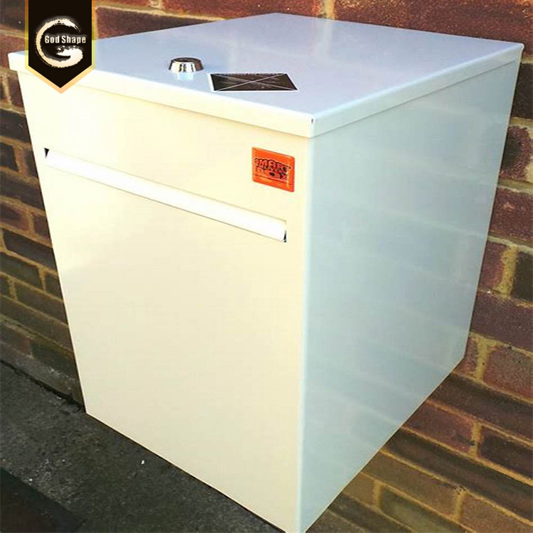 Waterproof Wall Mounted mailbox  Stainless Steel Mail box white drop box parcel