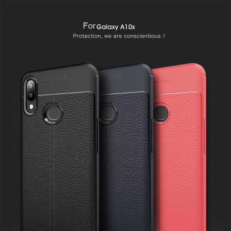 Hot Sell Litchi pattern Soft Tpu for Samsung galaxy A10S