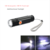 LED Flashlight USB Inside rechargeable battery Powerful T6 torch Side COB light design flashlight tail magnet