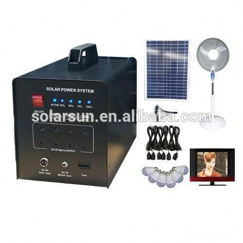Stand Alone Home Solar Kit 40W 60W 80W 100W/100W Off-Grid Solar Power System, Stand-alone PV Solar Kit for home Used