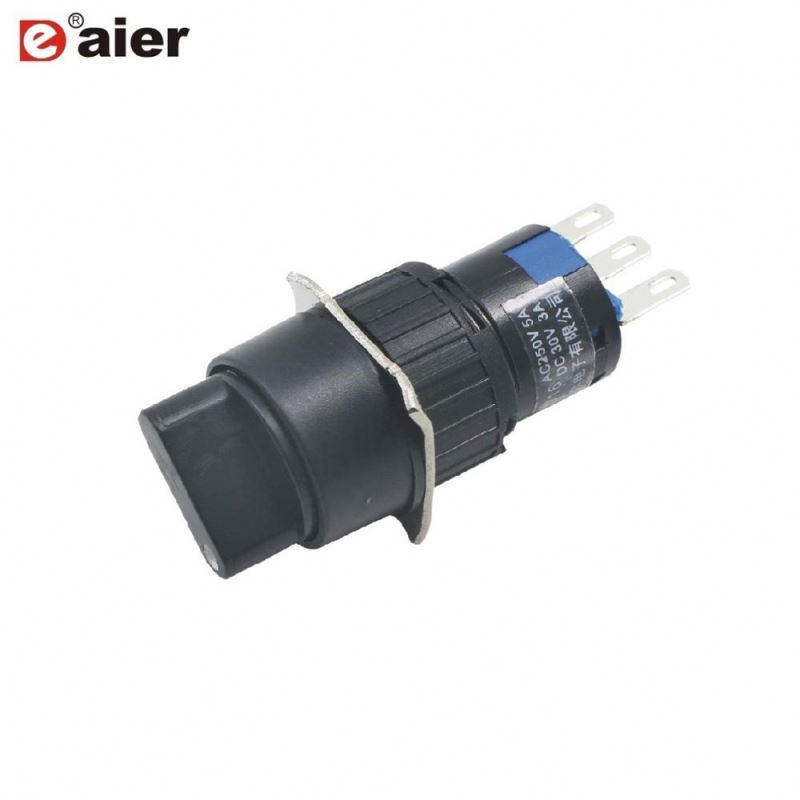 3 Pin ON-ON Rotate Reset Push Button Switch