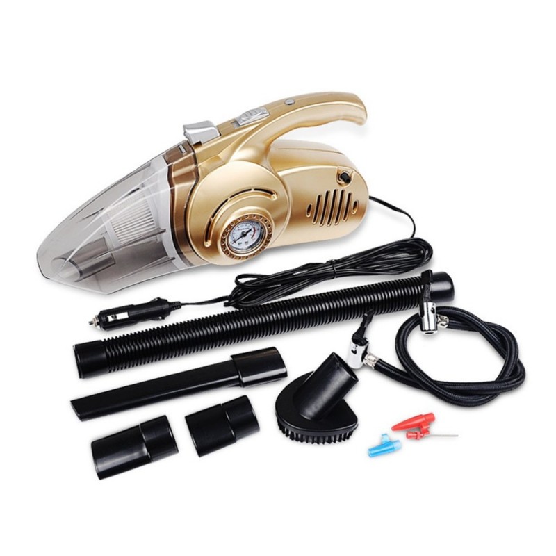 120W Multi-Function Car Vacuum Cleaner Handheld Auto Portable 12V Mini Car Air Compressor Tyre Inflator Infaltion Pump