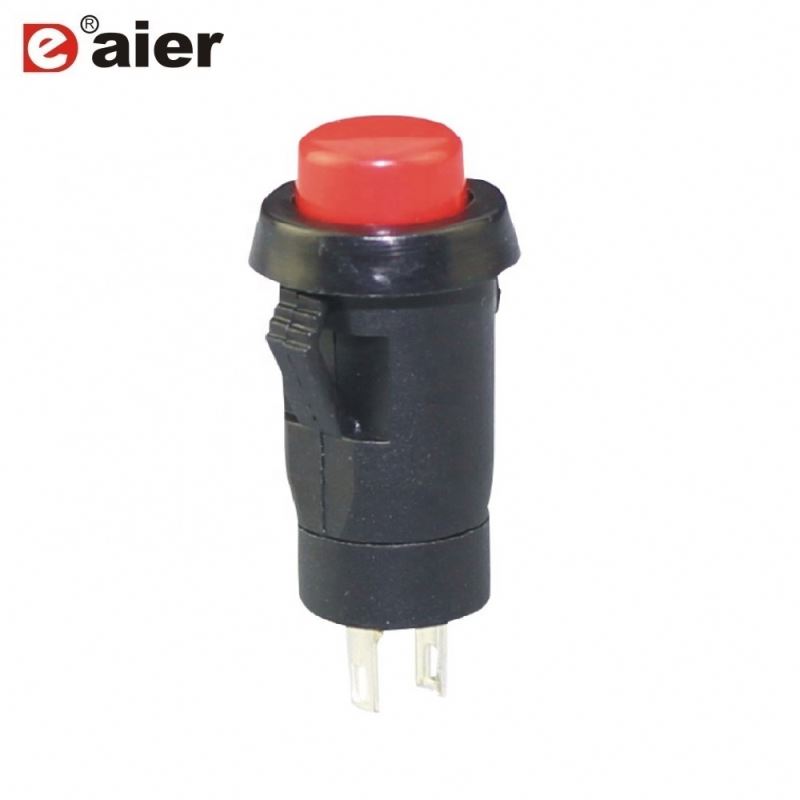 10mm Round Button Latching Pushbutton Switch