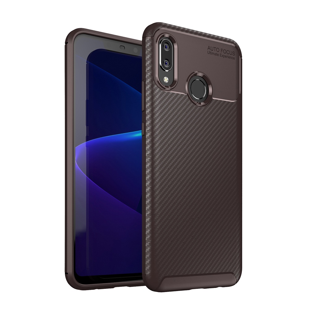 Carbon Fiber 360 Protective phone case For Huawei Nova 3 TPU Silicone back cover case