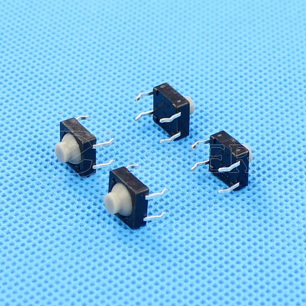 7x7 Tact Switch PCB Terminal Rubber Cap Switch