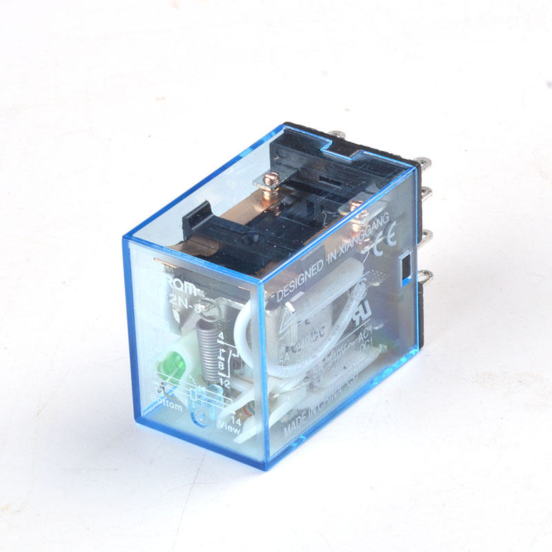 MY2P HH52P MY2NJ relay 220V AC coil 12V 24V high quality general purpose DPDT micro mini relay with socket power relay