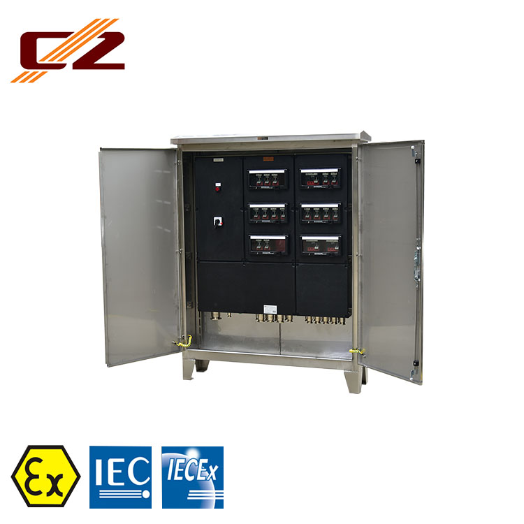 CZ1290 40A, 80A, 180A  IECEX And ATEX Certified Explosion-proof distribution box panel box,hermetic distribution box