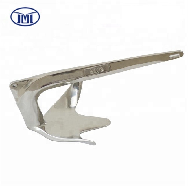 Boat yacht mooring AISI 316 stainless steel mirror polish for bruce/claw anchor for sale