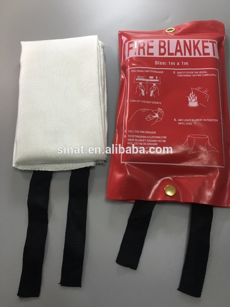 1.0x1.0m Soft bag Fire retardant blanket