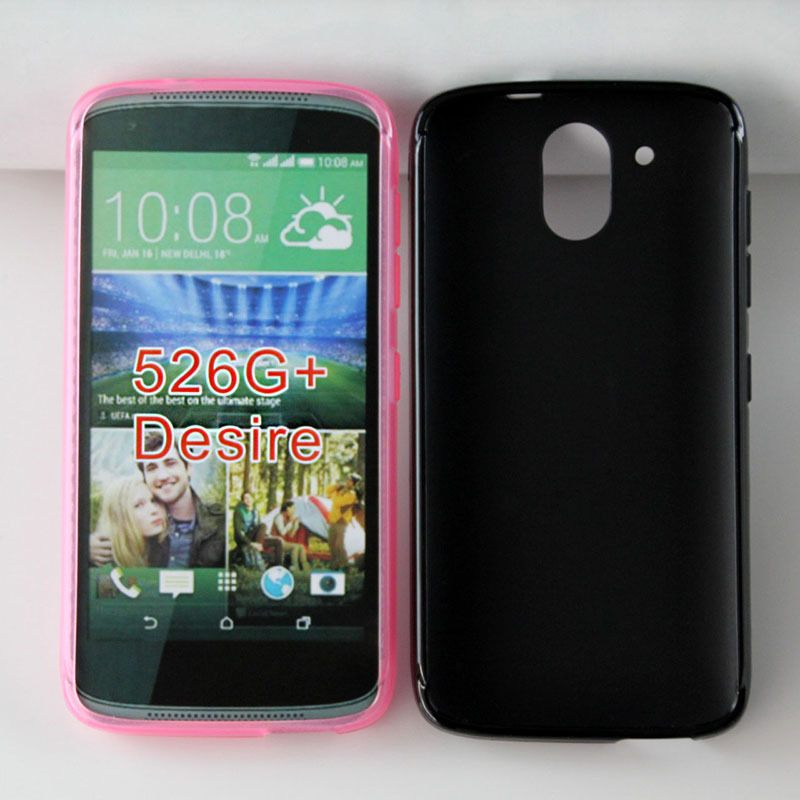 2015 New TPU Soft Gel Pudding Cover Case For HTC Desire 526G+ Mix Colors