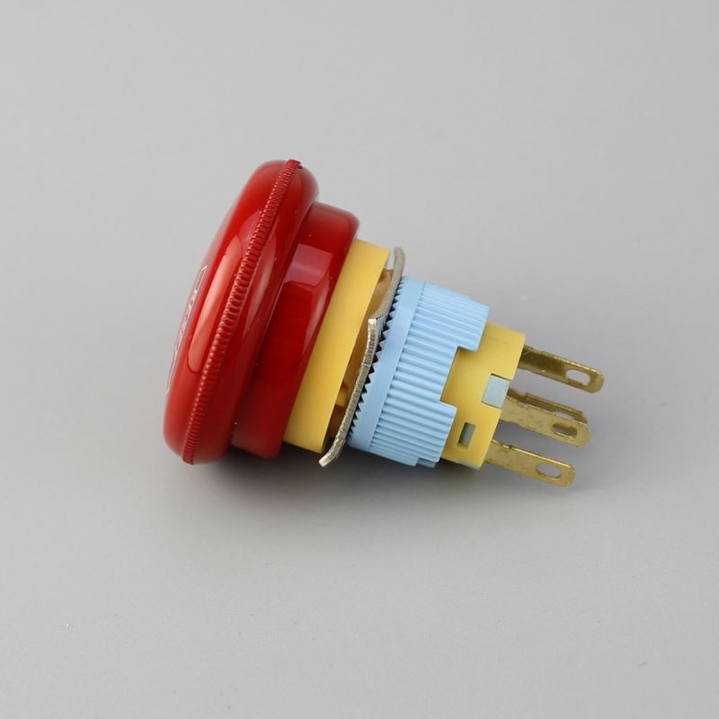 16mm Mushroom Button Arrow electrical emergency stop button switch