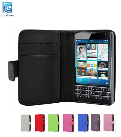 Cards Slots Cover For blackberry passport Book Style Side Flip Leather Case