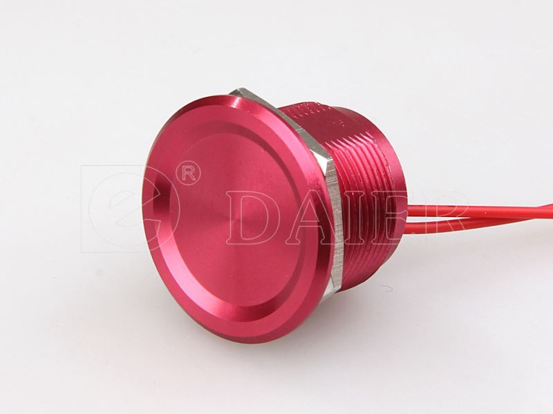 19mm Aluminum Plating IP67 Push Button Piezo Igniter