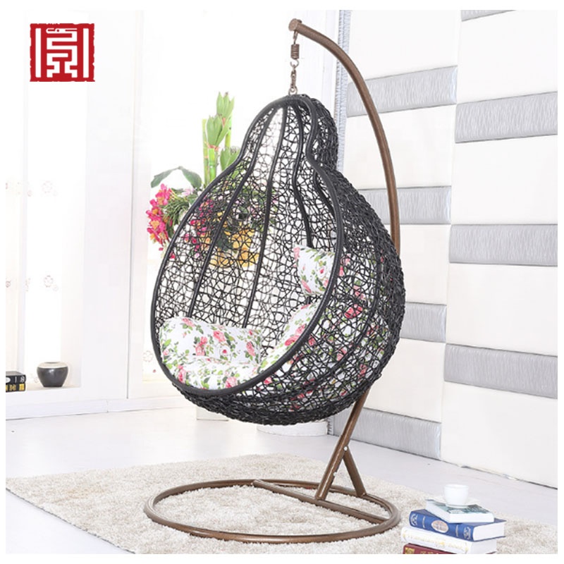 Cheap Modern Indoor Balcony Hanging Rattan Egg Swing Chair