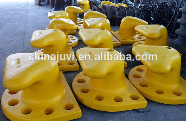 ship B curved moor bollard