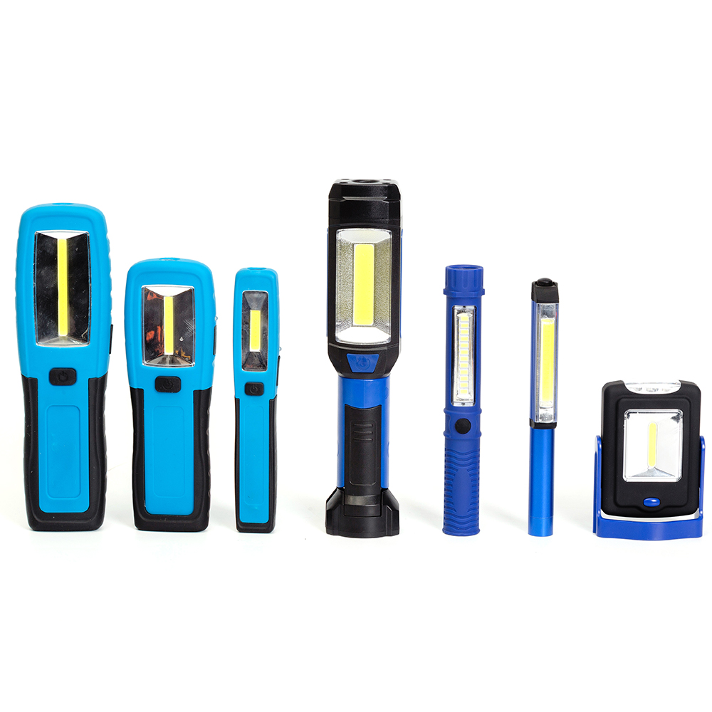 Plastic Aluminum Magnetic task LED Pen light adjustable portable led flashlight SMD COB led work light