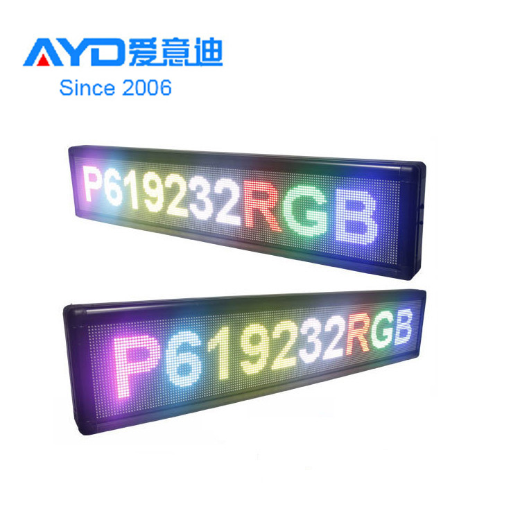 P6 Outdoor Use Full Color Programmable LED Display Screen with Waterproof Cabinet  WIFI, 3G/4G, U Disc, PC Control Way Optional