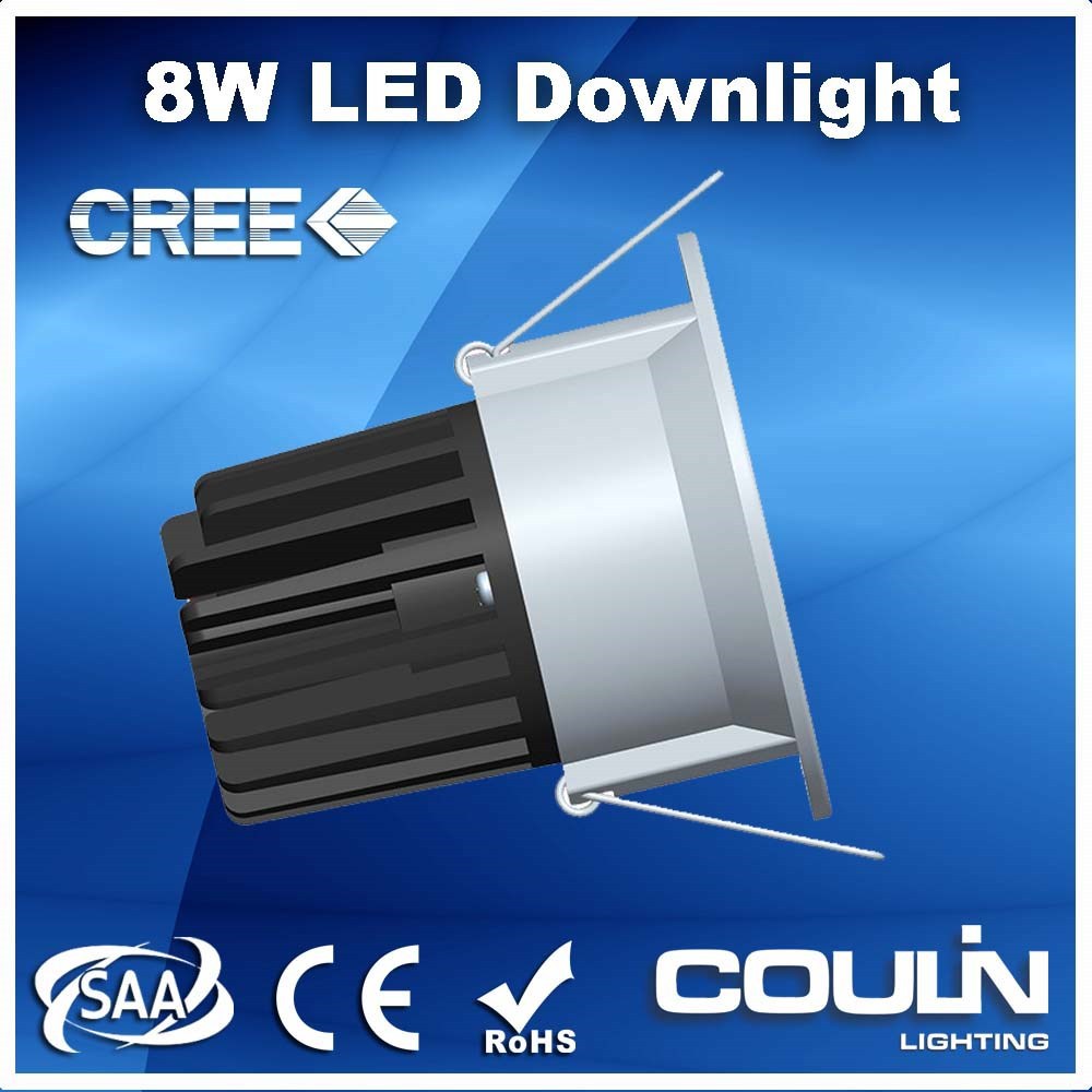 Coulin Power Dimmable COB LED Downlight LED, Housing Dimmable Recessed LED COB Downlight