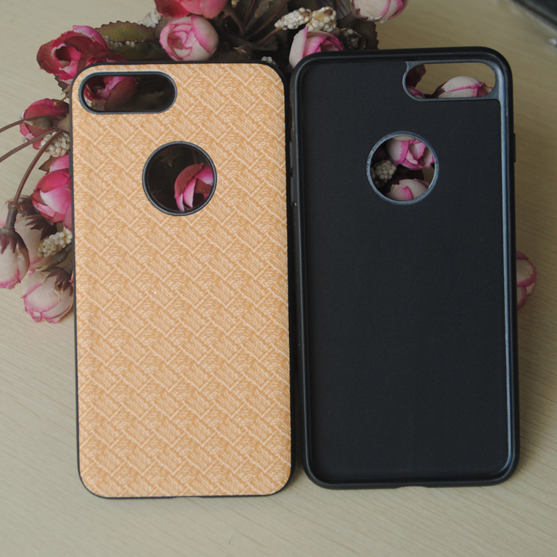 Newest beautiful TPU Cover mobile phone leather Case for iPhone 7 / 7 plus used with ring buckle