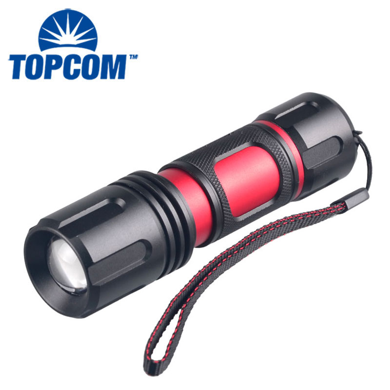 Aluminum Flash Light Zoom 10W L2 Led Torch Rechargeable Flashlight Tactical