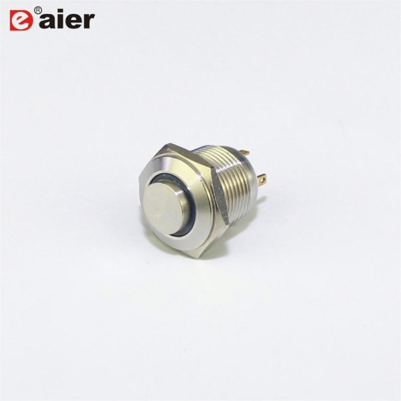 Porn Stainless steel Momentary 1no1nc metal 12v red led push button switch elevator parts push button