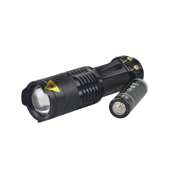 2017 aluminum alloy ultra bright led lighting, flashlights, scale zoom mini light flashlight rechargeable waterproof