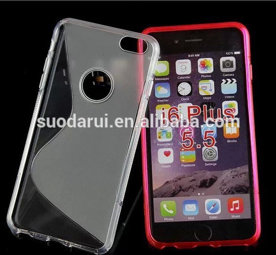 S Line Gel Jelly TPU Case for iPhone 6 Plus 5.5