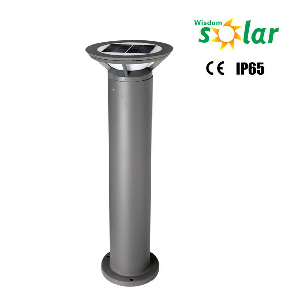 High quality aluminum pole vintage antique standing solar powered garden lamp outdoor LED solar garden light