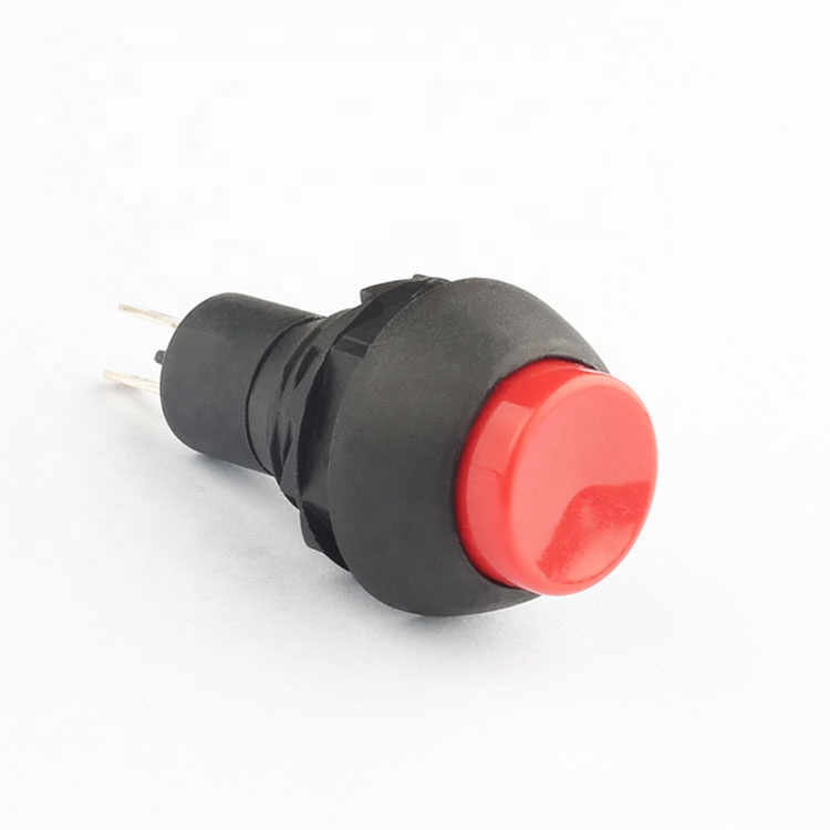 2 positions IP40 220V  M10 circular threaded housing push button switch