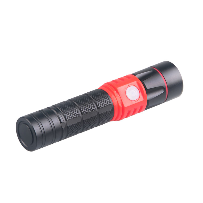 High Power Zoom XML T6 LED Manual USB Rechargeable Flashlight LED Torch