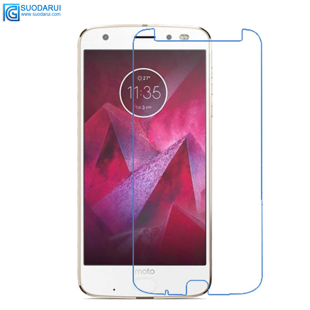 Tempered Glass Screen Protector for Motorola Z2 Force 9H 2.5D 0.26mm HD Transparent Film