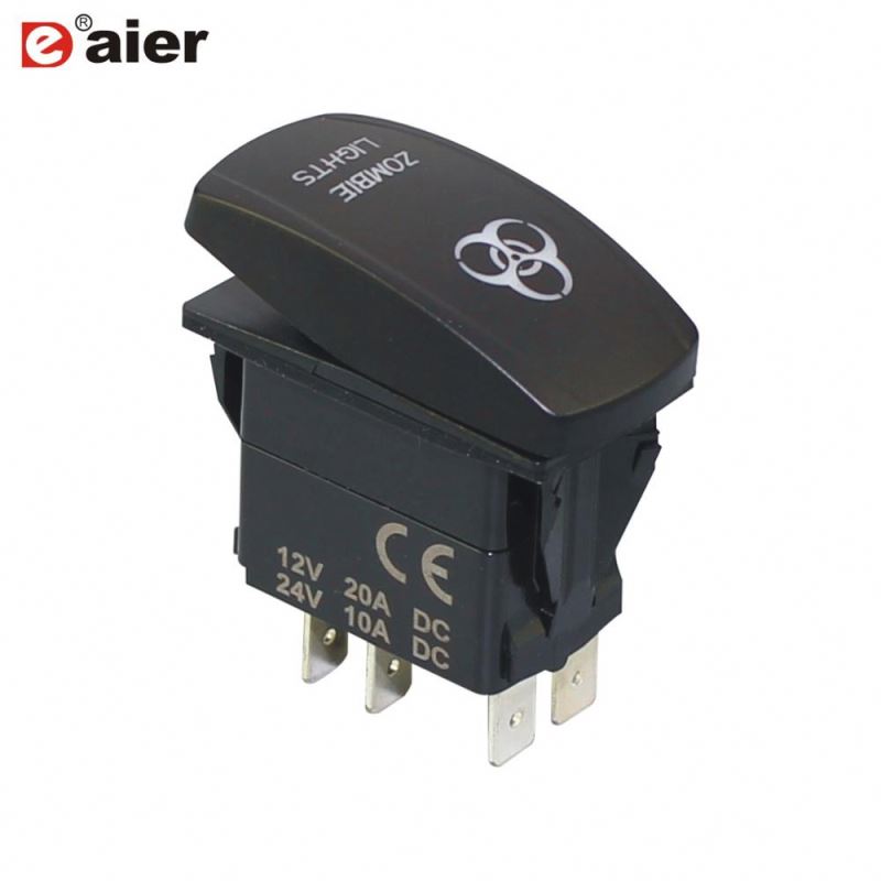 SPST 5PINS 2-Way (ON)-OFF Rocker Switch For Cars