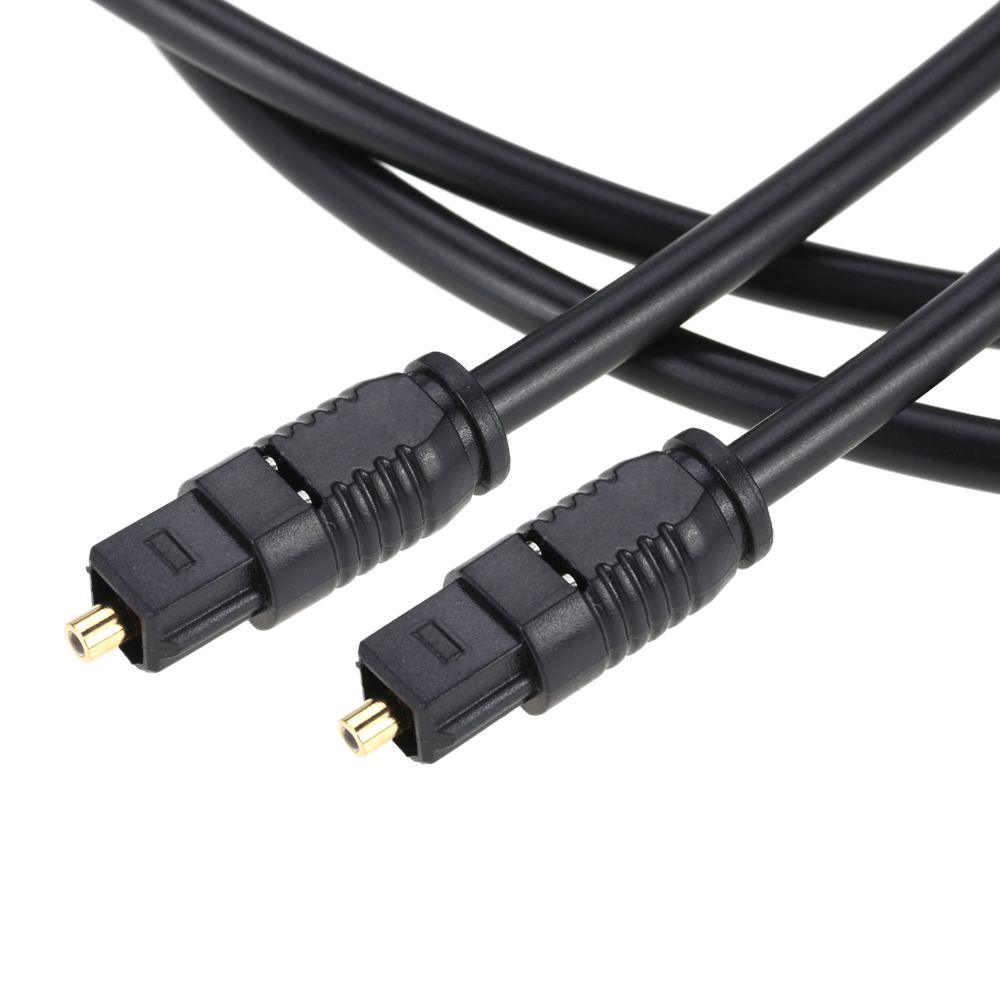 3.3ft 1m/6.6ft 2m /16.4ft 5m EMK PVC24K Gold Plated Digital Fiber Optical Toslink Audio Cable for Speaker Amplifier DVDCD Player