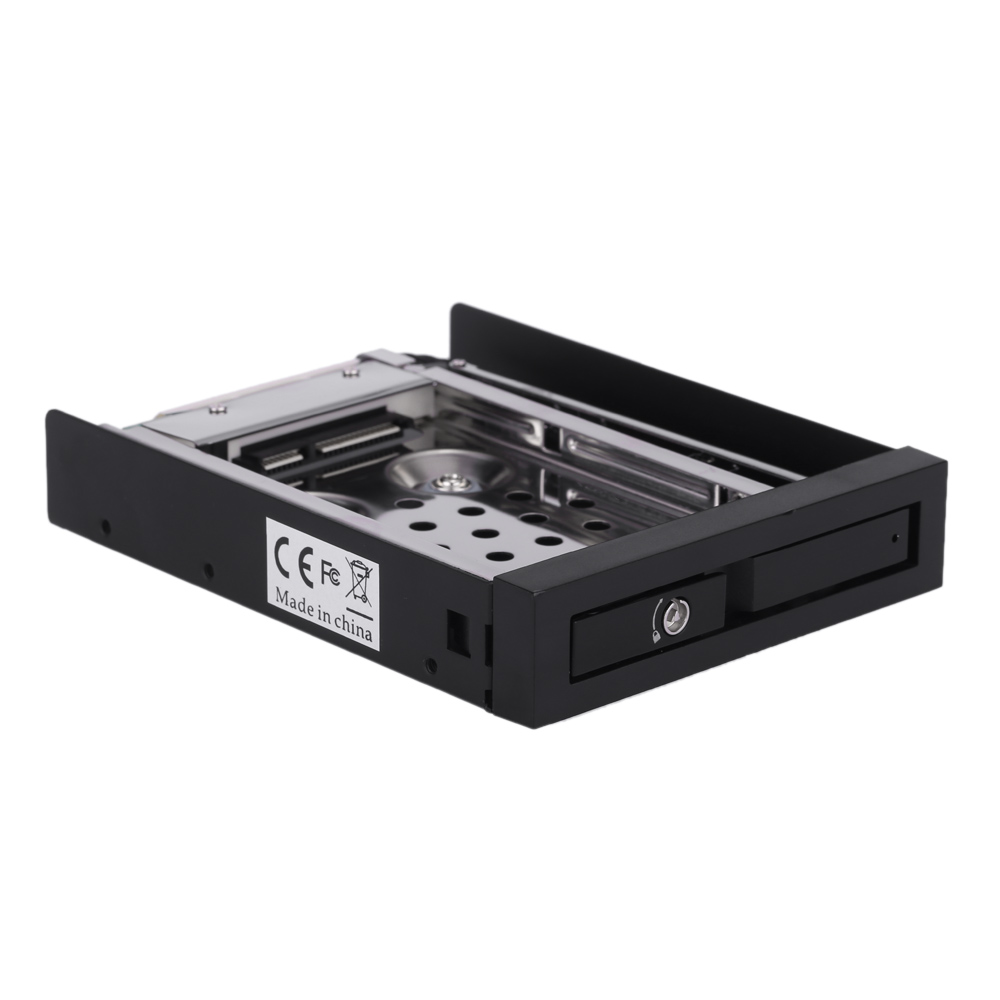 Single Bay 2.5 SATA III Hard Drive HDD & SSD Tray Caddy Internal Mobile Hard Drive Enclosure Docking Station with Key Hot Swap
