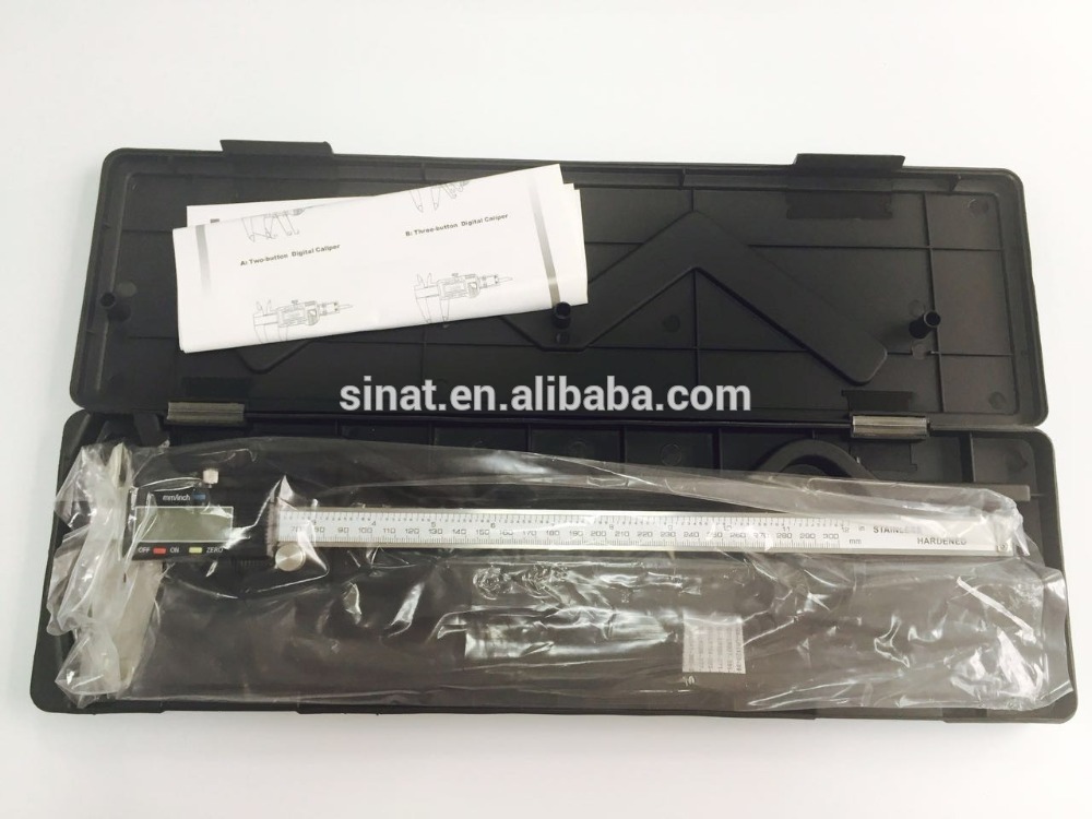 Stainless steel 0-150mm Digital vernier caliper with plastic head