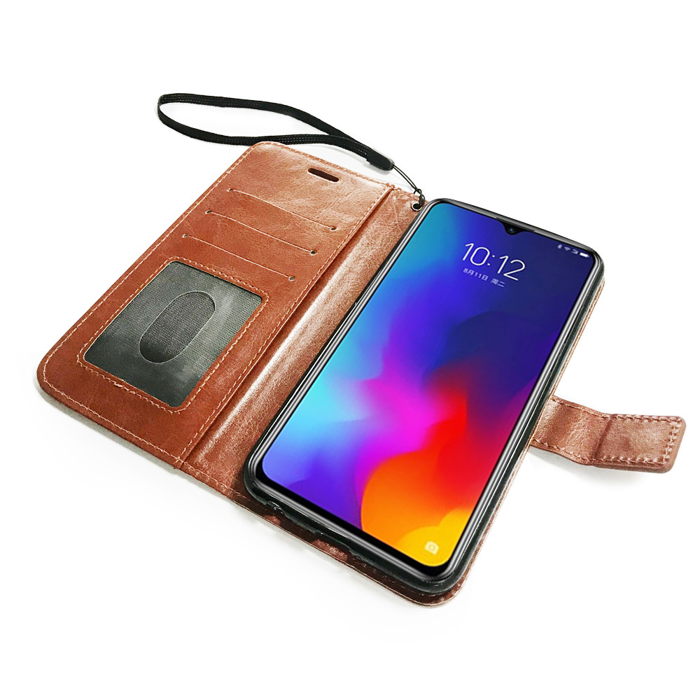 High Quality PU Leather Magnetic Flip Case for Lenovo Z6 Youth with stands Wallet Book Cell phone Case