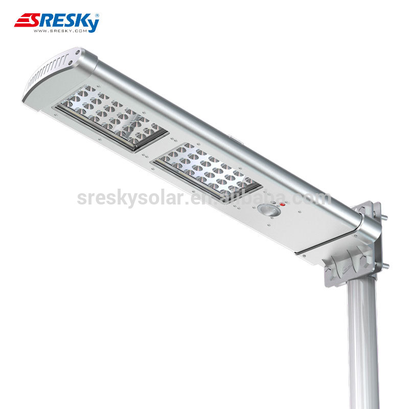 Nice Design All In One 2000 Lumens Ip65 Solar Modern Led Street Lights