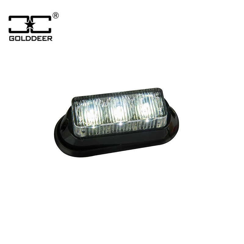 High power 3W LED Waterproof small flash motorcycle led strobe light