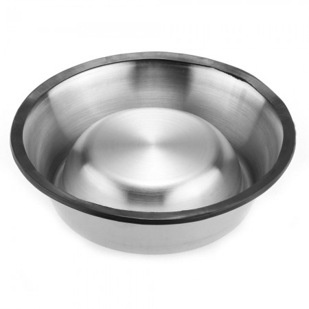 Stainless Steel Dog Puppy Pet Cat Food Water Dish Feeding Bowl 0.5L