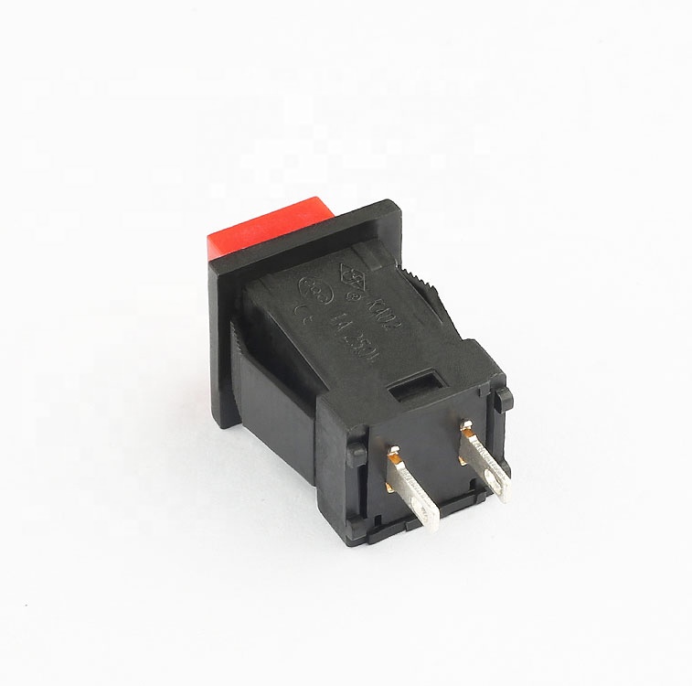 Hot sell free sample 1A 250V 2 pin normal open push button square