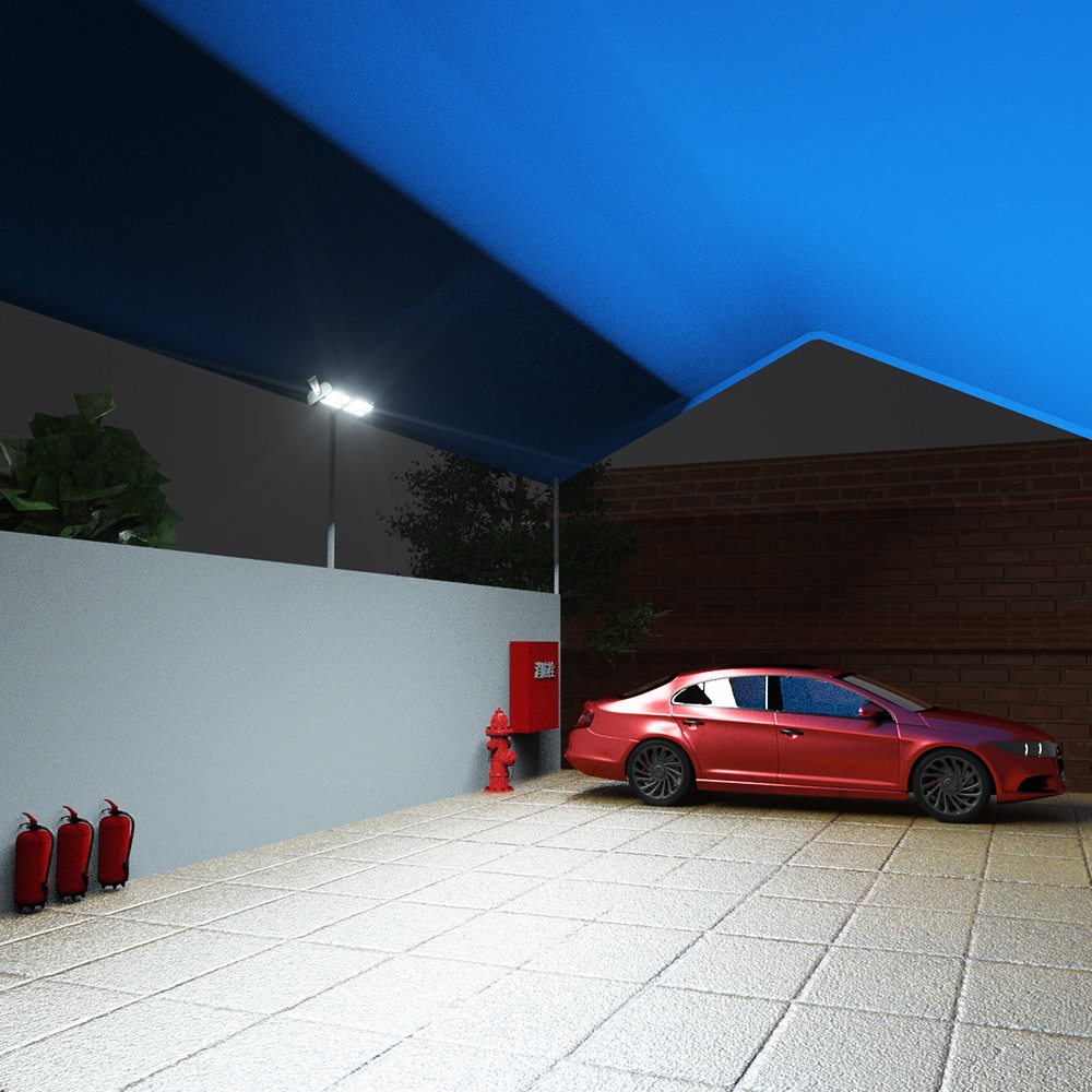 Outdoor waterproof 30 led solar lamp wall solar light fence
