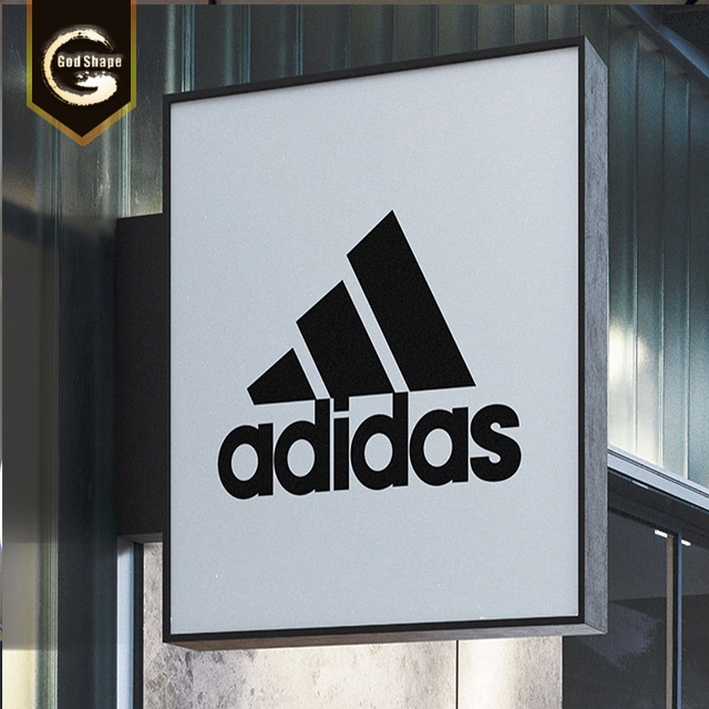 2018 hot sale double faced iron outdoor advertising light box