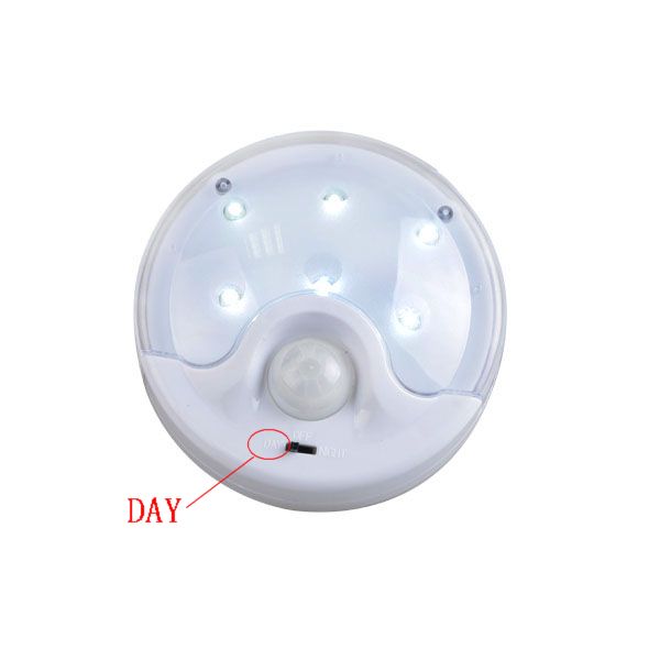 Energy Saving 6 LED Motion Sensor Auto PIR LED Night Light Lamp With Magetic