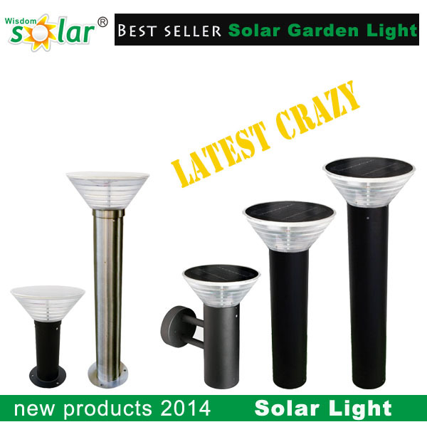 Energy Saving Light Type and IP65 Protection Level garden bollard solar light