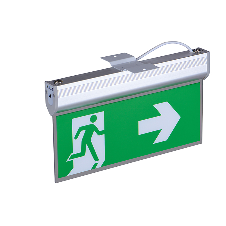 emergency light suspended led exit signs CE RoHS 3 year warranty